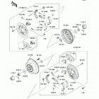 Mule 600 (KAF400-B9F) Задние тормоза