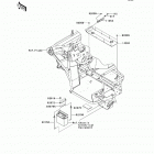 Mule 600 (KAF400-B9F) Крепление двигателя