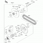 Mule 600 (KAF400-B9F) Вариатор
