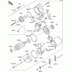 Mule 4000 (KAF620-P9F) Starter motor(fd620de485833-)