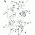 Mule 600 (KAF400-B9F) Передние тормоза