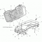 SPORTSMAN TOURING EPS 850/HO - A14DN8EAH/EAQ/EAR Body, front cargo box