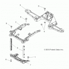 SPORTSMAN TOURING EPS 850/HO - A14DN8EAH/EAQ/EAR Body, front rack support