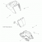 A13MB46FZ HAWKEYE 400 HO 2X4 Обтекатель передний фары