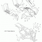 A13EA32AA TRAIL BOSS 330 Переднее  и занее крыло