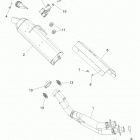 SCRAMBLER 850 XP HO/EPS - A14GH85AD/EAI Глушитель
