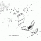 A13MH76FF SPORTSMAN FOREST 800 Корпус, передний бампер и крепления