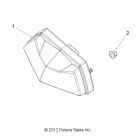 SCRAMBLER 850 XP HO/EPS - A14GH85AD/EAI Задний фонарь