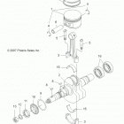 A13EA32AA TRAIL BOSS 330 Колен.вал и поршни