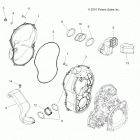 SCRAMBLER 850 XP HO/EPS - A14GH85AD/EAI Крышка картера