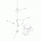 A13EA32AA TRAIL BOSS 330 Engine, carburetor bracket