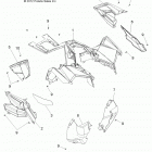 SCRAMBLER 850 XP HO/EPS - A14GH85AD/EAI Переднее  и занее крыло