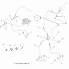A13EA32AA TRAIL BOSS 330 Brakes, lines and assembly