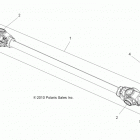 A15SXE95FK FOREST 1000 EU Drive train, prop shaft, front