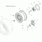SCRAMBLER 850 XP HO/EPS - A14GH85AD/EAI Заднее колесо