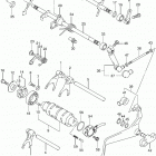 LT F250 Механизм  переключения передач