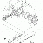 LT-A500X,Z Редуктор задний