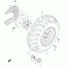 LT A400F,Z Переднее колесо