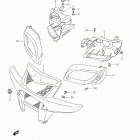 LT-A500X,Z Front grille (lt-a500xzl3 e33)