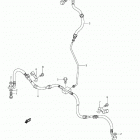 LT-A500X,Z Передние тормозные трубки