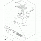 LT Z400 Z Главный тормозной цилиндр,передний