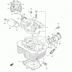 LT A400F,Z Головка цилиндра