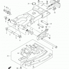 LT Z400 Z Rear swingingarm