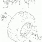 LT F250 Заднее колесо левое