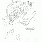 LT-A500X,Z Rear fender (lt-a500xl3 e33)