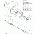 GRIZZLY 700FI EPS SE YFM700PSEB Переднее колесо 2