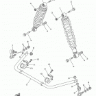 GRIZZLY 700 YFM700DHE Задняя подвеска