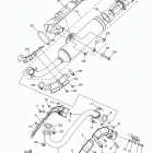 GRIZZLY 700 YFM700DHE Выхлопная система
