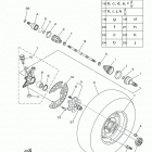 GRIZZLY 700FI EPS SE YFM700PSEB Переднее колесо