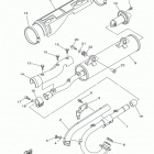 GRIZZLY 450 EPS 4WD HUNTER YFM45FGPHD Выхлопная система