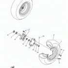 RAPTOR 350 YFM35RDW Переднее колесо