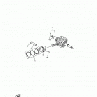 RAPTOR 90 YFM90RDW/YFM90RDL Коленчатый вал и Поршень