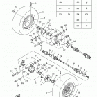 GRIZZLY 450 EPS 4WD HUNTER YFM45FGPHD Заднее колесо
