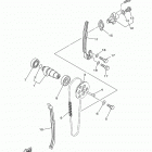 RAPTOR 350 YFM35RDW Цепь механизма газораспределения