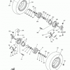 RAPTOR 90 YFM90RDW/YFM90RDL Переднее колесо