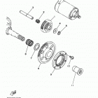 RAPTOR 350 YFM35RDW Муфта стартера