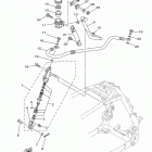 YFZ450 YFZ45DB/YFZ45DW Задний торм цилиндр