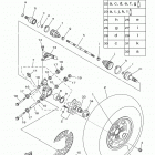GRIZZLY 700 EPS 4WD HUNTER YFM7FGPHD Заднее колесо