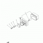 RAPTOR 250 YFM25RDW/YFM25RDL Фонарь задний