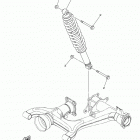 GRIZZLY 350 4WD HUNTER YFM35FGHD Задняя подвеска
