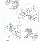 RAPTOR 250 YFM25RDW/YFM25RDL Передний тормозной суппорт