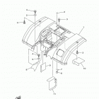 GRIZZLY 450 EPS 4WD HUNTER YFM45FGPHD Заднее крыло