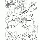 GRIZZLY 700 EPS 4WD HUNTER YFM7FGPHD Электрика 1
