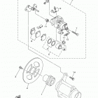 RAPTOR 350 YFM35RDW Задний тормоз