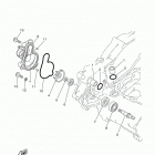 YFZ450 YFZ45DB/YFZ45DW Водяной насос