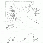 RAPTOR 90 YFM90RDW/YFM90RDL Задний торм цилиндр